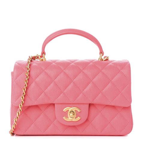 chanel mini rectangle pink|chanel mini rectangle caviar.